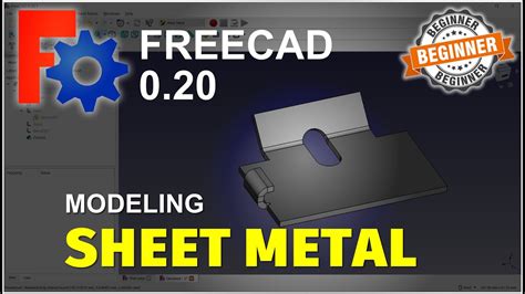 sheet metal freecad|free cad software for metalworking.